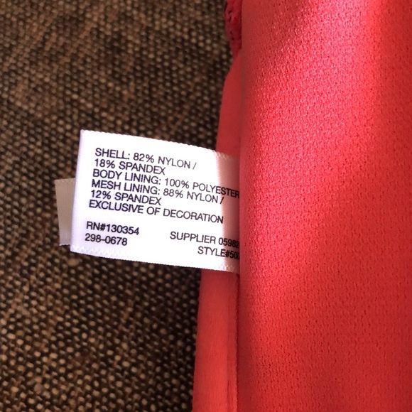 NWOT 1X one piece swimsuit - Picture 7 of 7